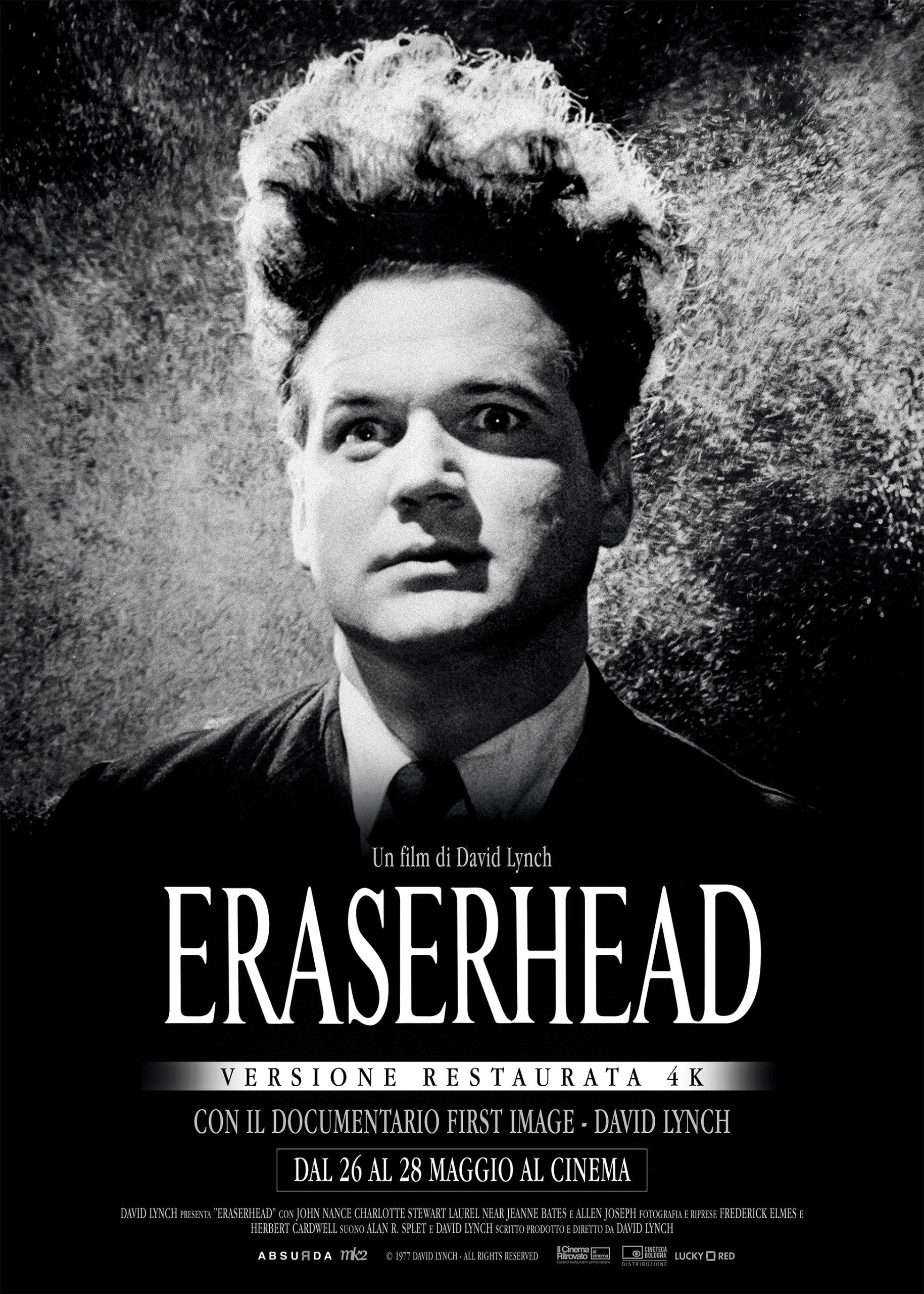 Eraserhead - La mente che cancella (1977) – Regia di David Lynch – © Lucky Red – Immagine concessa per uso editoriale.