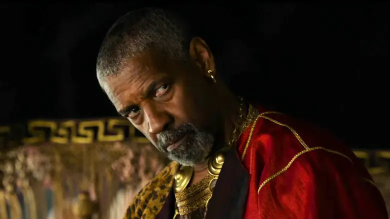 Denzel Washington in Il Gladiatore II