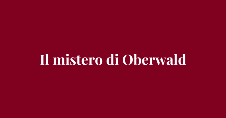 Il mistero di Oberwald - Drammatico - Grafica de L'occhio del cineasta