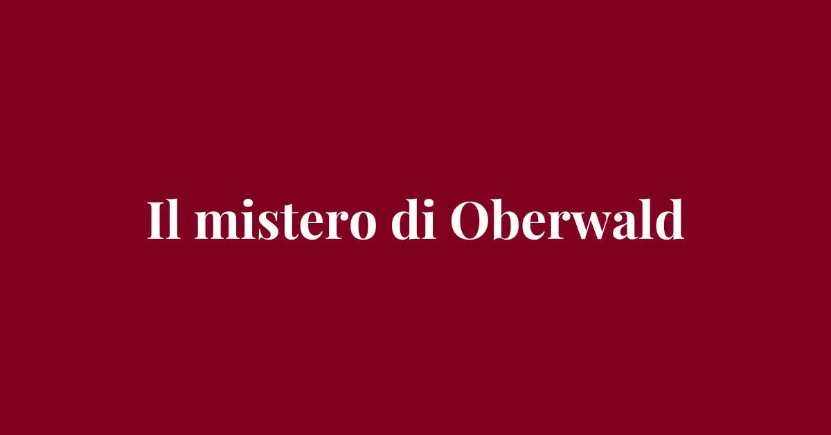 Il mistero di Oberwald - Drammatico - Grafica de L'occhio del cineasta