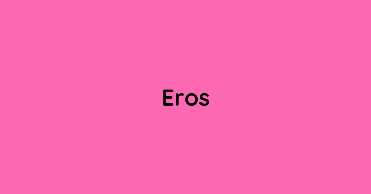 Eros - Sentimentale - Grafica de L'occhio del cineasta