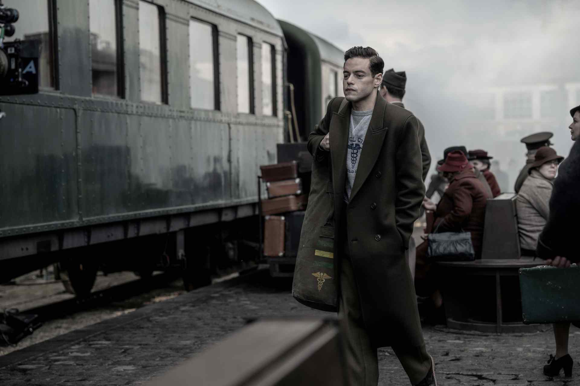 RAMI MALEK as Lt. Col. Douglas Kelley in ‘Nuremberg’ Image: Scott Garfield. Courtesy of Sony Pictures Classics