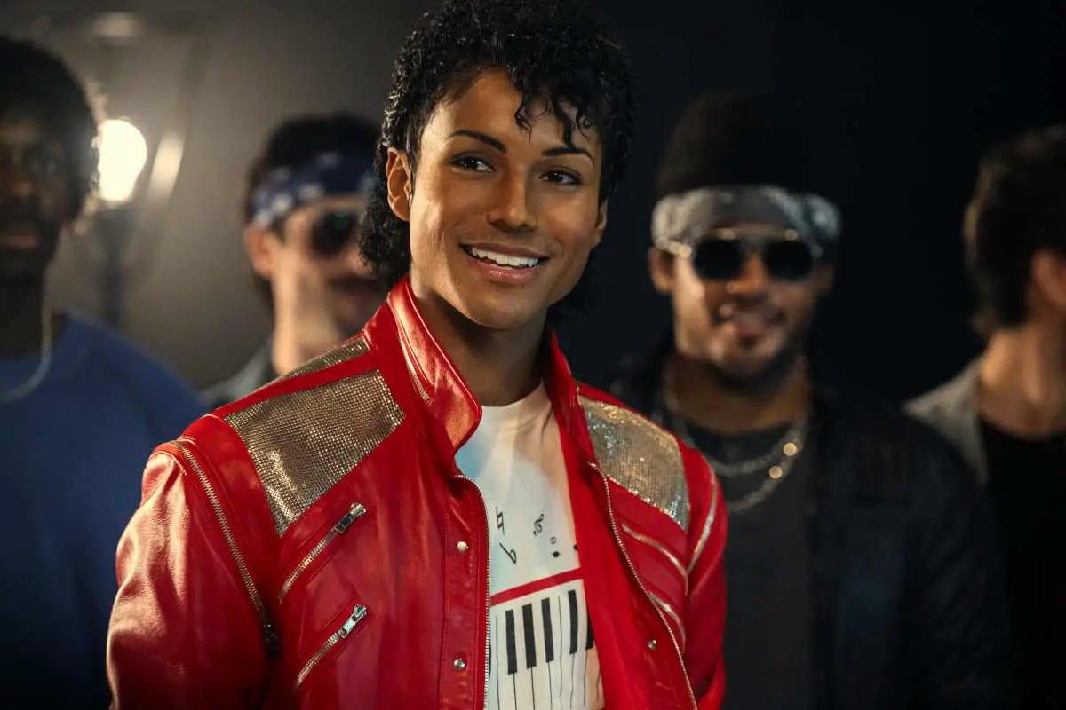 Jaafar Jackson as Michael Jackson in Maven. Photo Credit: Glen Wilson © 2025 Lionsgate