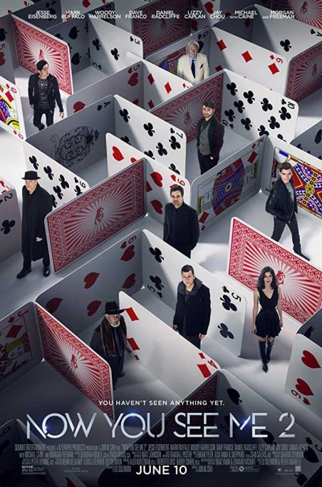 Now You See Me 2 I maghi del crimine locandina