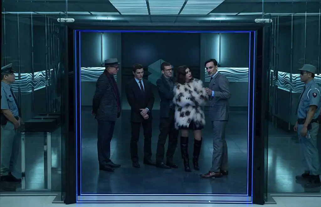 Woody Harrelson, Lizzy Caplan, Jesse Eisenberg, Henry Lloyd-Hughes, Dave Franco in Now You See Me 2