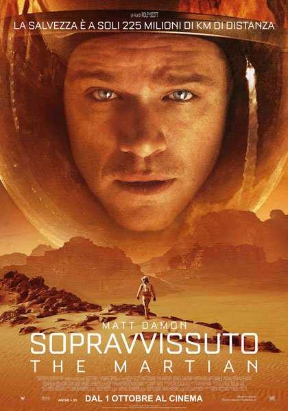 Sopravvissuto - The Martian la locandina