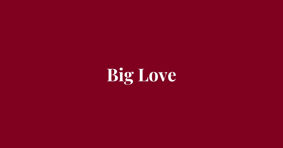 Big Love - Drammatico - Grafica de L'occhio del cineasta