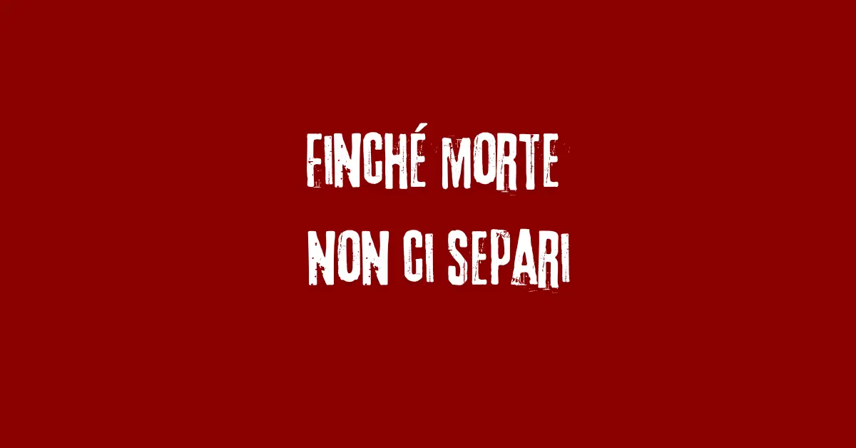 Finché morte non ci separi - Horror - Grafica de L'occhio del cineasta