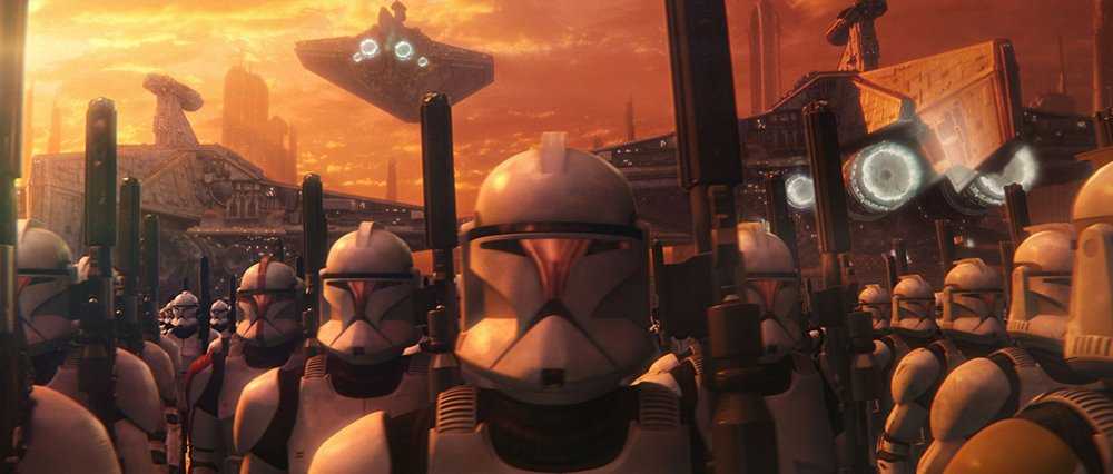 le truppe delle repubblica in L'attacco dei cloni