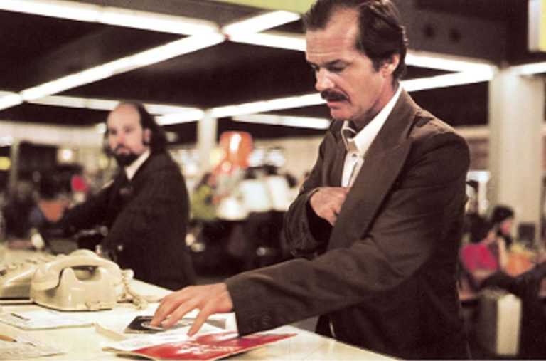 Jack Nicholson in Professione reporter