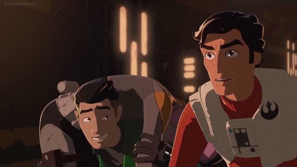 Oscar Isaac, Christopher Sean in Star Wars Resistance