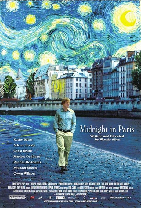 locandina di Midnight in Paris