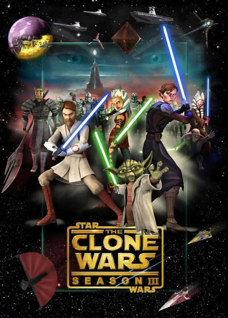 star wars: the clone wars 3 locandina