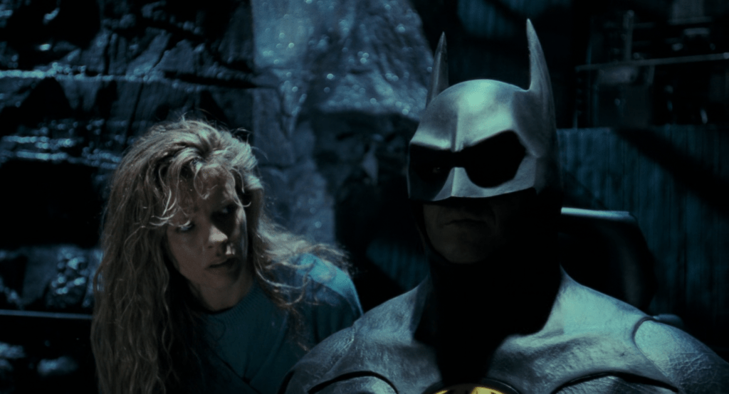 Batman e Vicky Vale in una scena del film - Batman (1989)