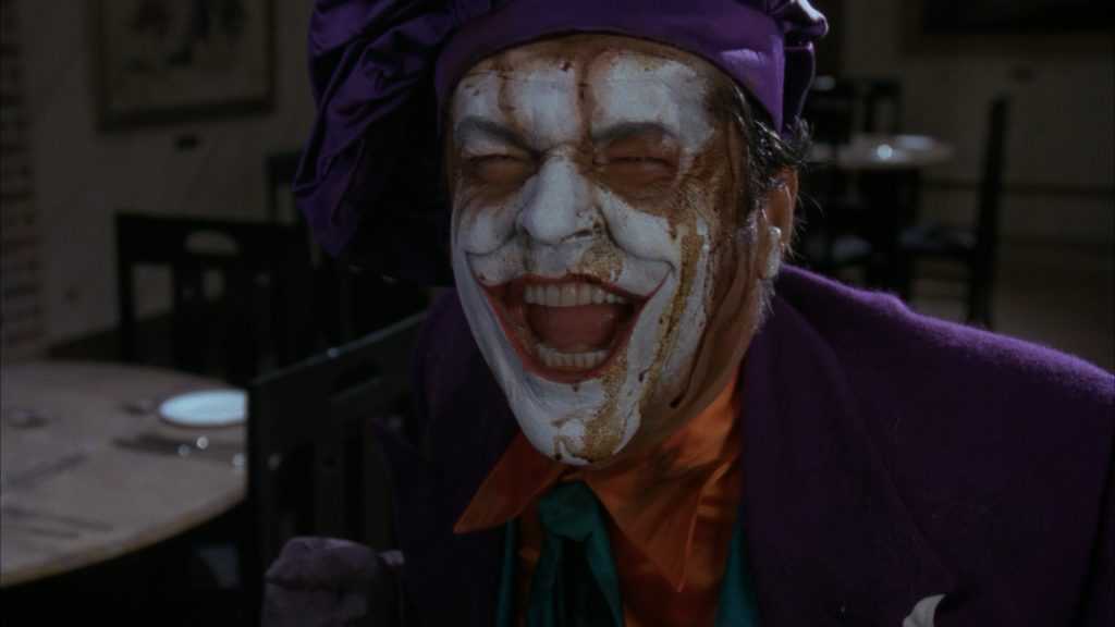 Joker (Jack Nicholson) in una scena del film - Batman (1989)