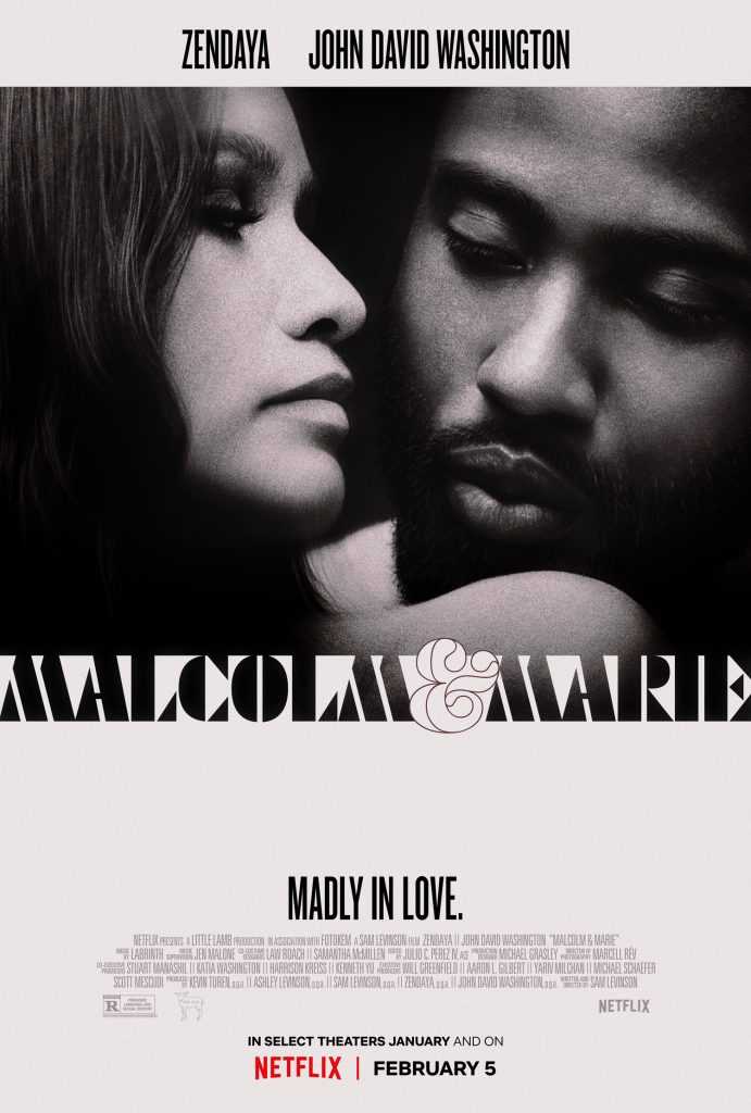 Malcolm & Marie locandina del film