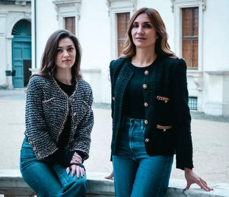 L'attrice Anamaria Vartolomei e la regista Audrey Diwan per la presentazione del film La scelta di Anne - L'événement a Roma. (Foto: Adelina Dragotta)