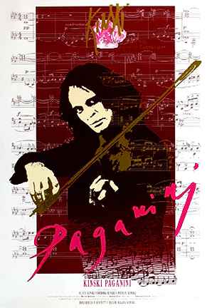 Kinski Paganini (1989) locandina