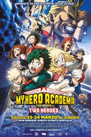 My Hero Academia - Two Heroes locandina