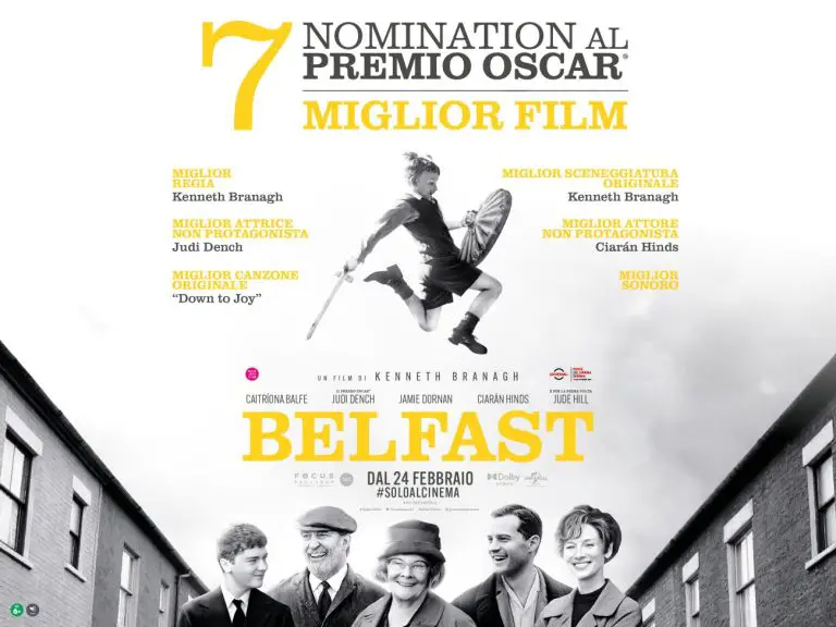 Belfast (2021) – Manifesto italiano – Universal Pictures – Immagine concessa da Upi Media per uso stampa
