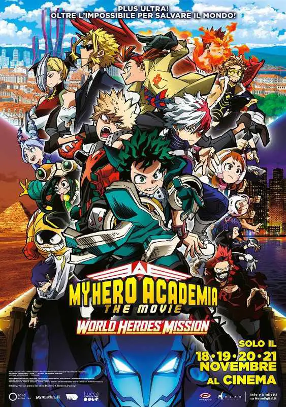 My Hero Academia - The Movie 3: World Heroes' Mission (2021) locandina