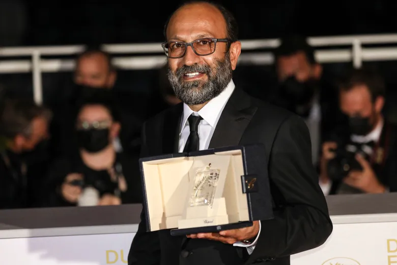 Un eroe - Il regista e sceneggiatore Asghar Farhadi, vincitore del Gran Premio Speciale della Giuria (ex aequo) per Un eroe nella 74° edizione del Festival di Cannes