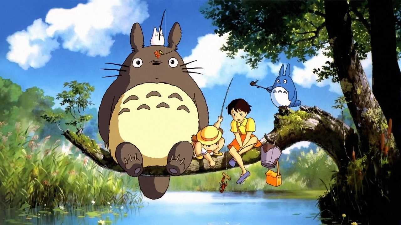 Mei, Satsuki e Totoro . Il mio vicino Totoro (1988)