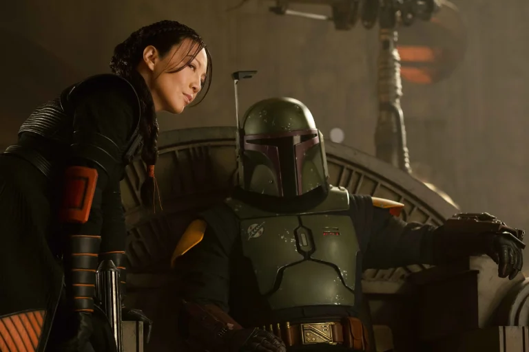 Ming-Na Wen e Temuera Morrison in The Book of Boba Fett