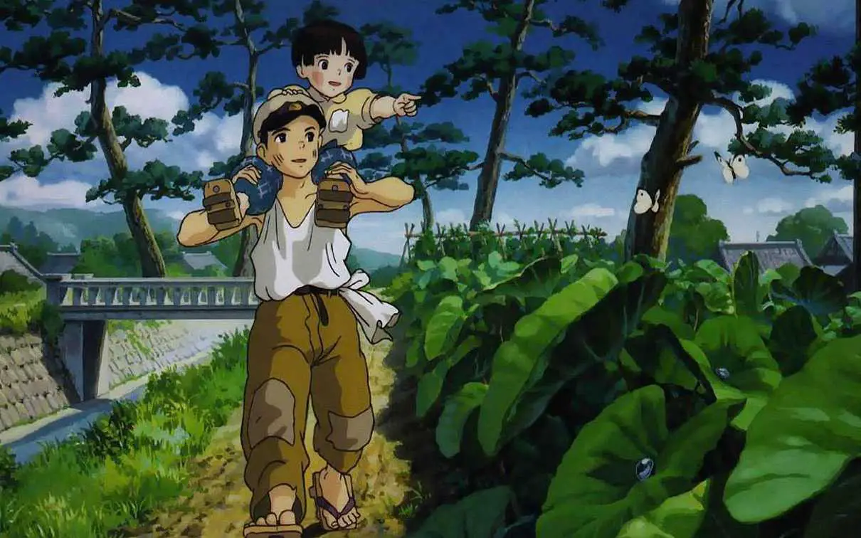 Seita e Setsuko che camminano - La tomba delle lucciole (1988)