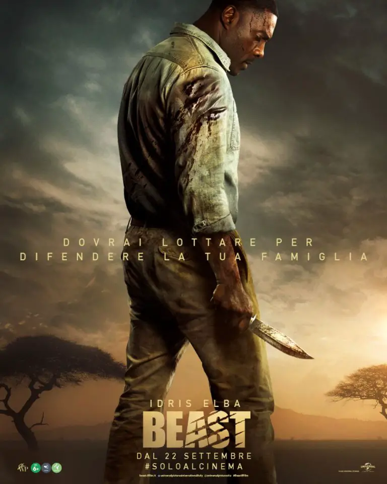Beast (2022) – Poster italiano – Universal Pictures – Immagine concessa da Upi Media per uso stampa