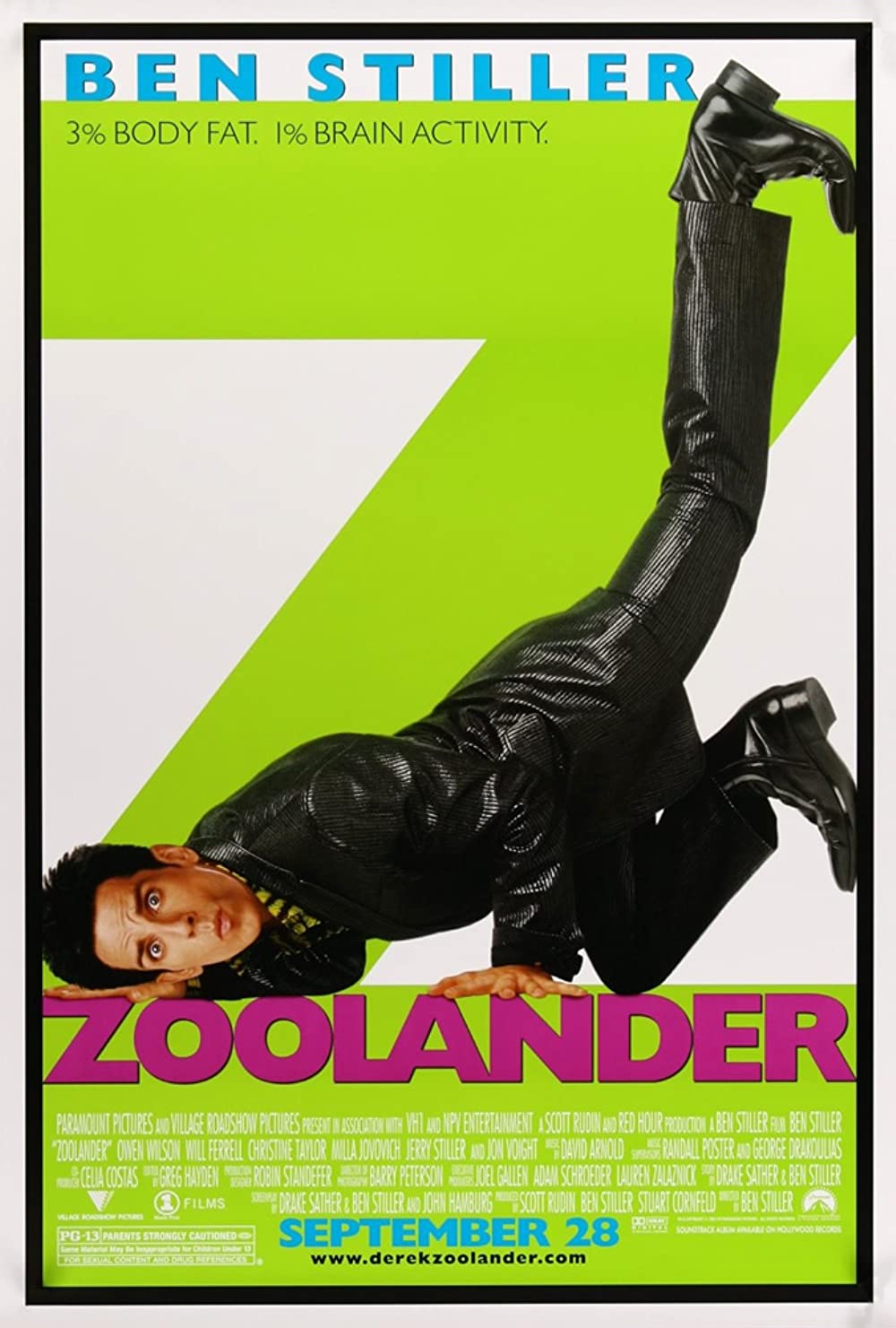Zoolander (2001) locandina