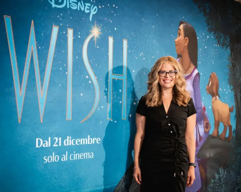 Jennifer Lee - Alla presenzata stampa romana di Wish (2023)