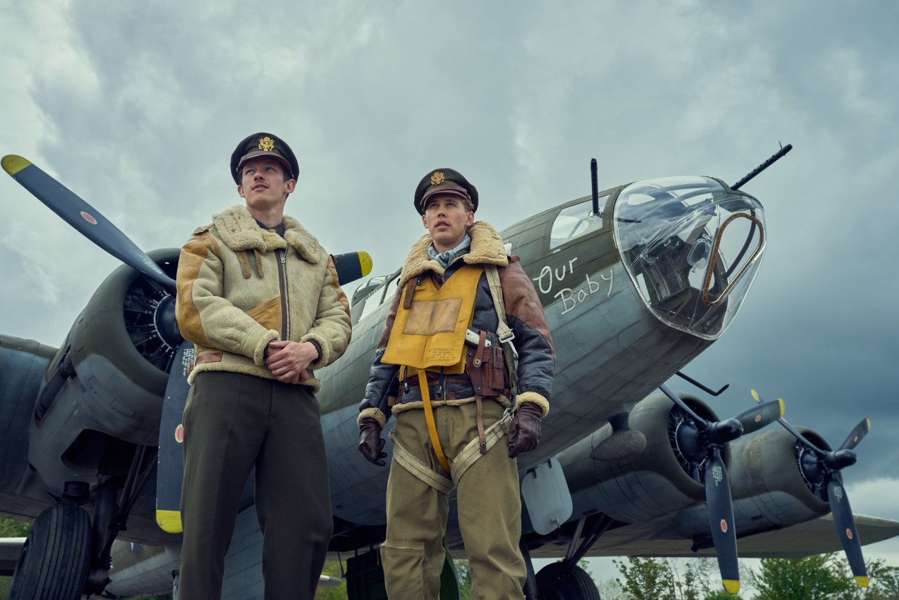 Episode 1. Callum Turner and Austin Butler in Masters of the Air