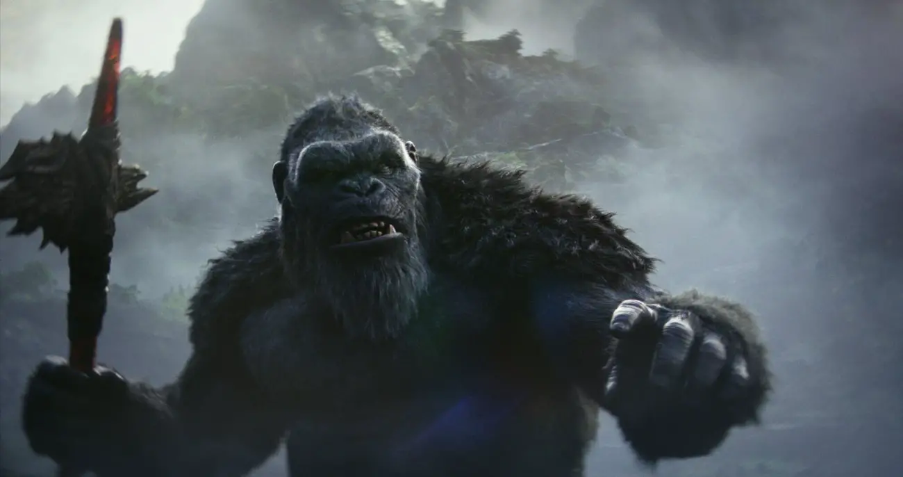 Kong in una scena di Godzilla e Kong - Il nuovo impero