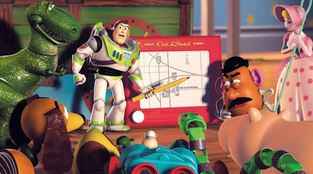 I giocattoli preparano un piano per salvare Woody - Toy Story 2 (1999)