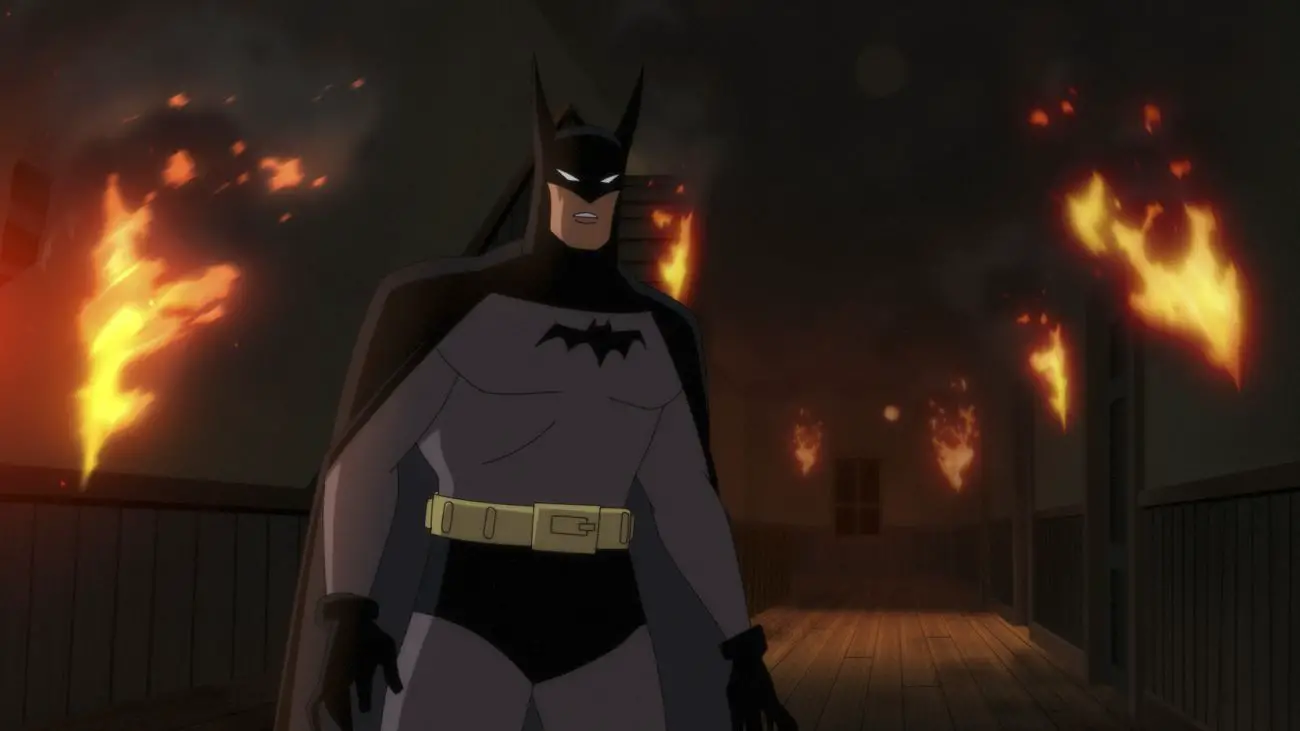 Frame di Batman Capaed Crusader