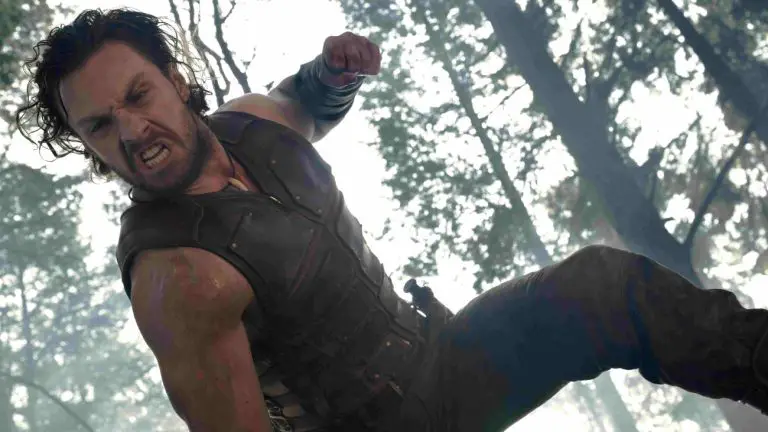 Aaron Taylor Johnson in Columbia Pictures and Marvel KRAVEN THE HUNTER