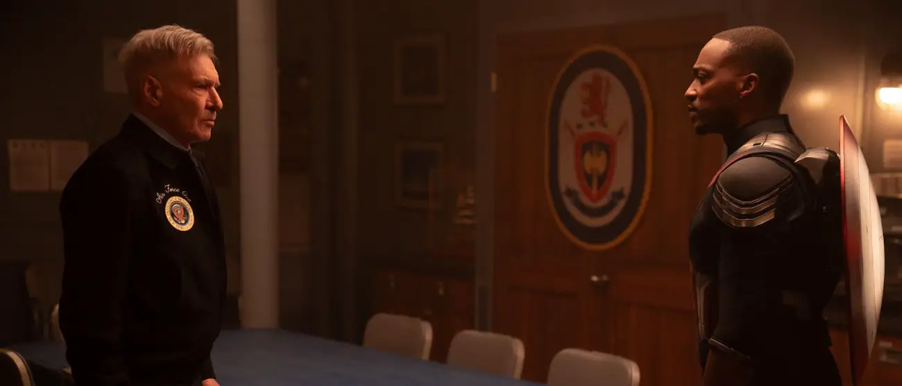 H.Ford e A.Mackie in Captain America: Brave New World