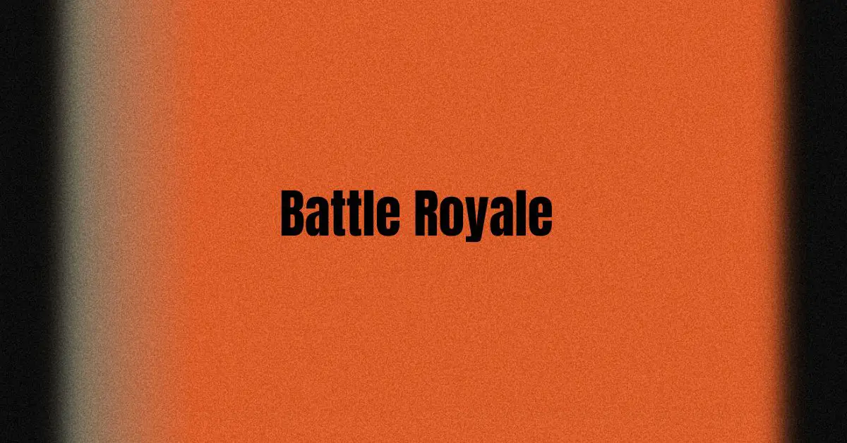Battle Royale - Azione - Grafica de L'occhio del cineasta