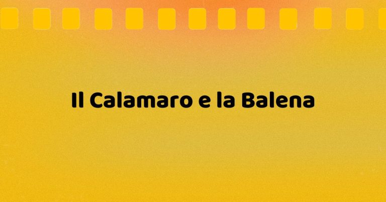Il Calamaro e la Balena - Commedia - Grafica de L'occhio del cineasta