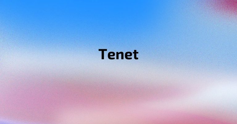 Tenet - Fantascienza - Grafica de L'occhio del cineasta