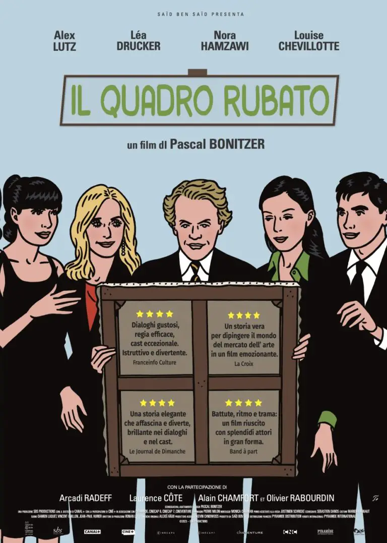 Il quadro rubato (2024) – Regia di Pascal Bonitzer – © Satine Film – Immagine concessa da Aventoni ufficio stampa per uso stampa.