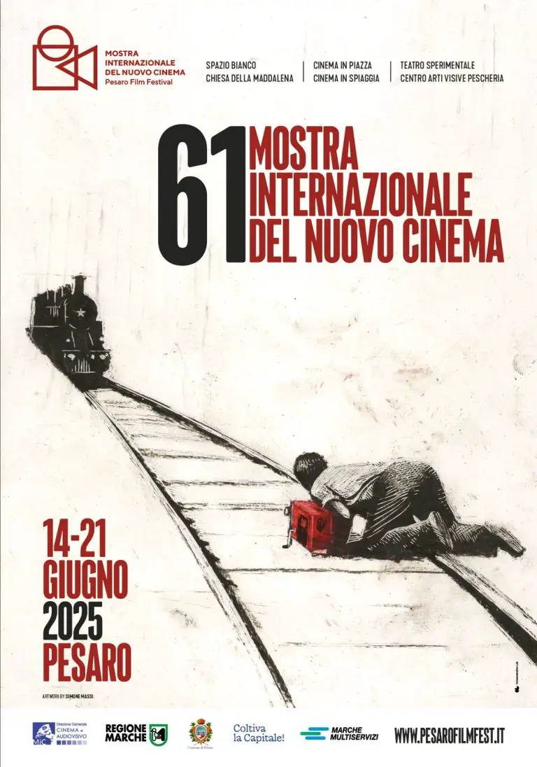 Manifesto della 61ª edizione della Mostra Internazionale del Nuovo Cinema di Pesaro