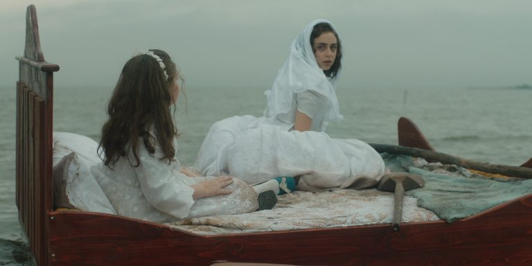 Rebecca Antonaci in L’Oro del Reno (2025) – Regia di Lorenzo Pullega – © Mompracem, RAI Cinema, Rheingold Film – Interprete: Rebecca Antonaci – Immagine concessa per uso editoriale.