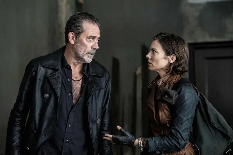 The Walking Dead: Dead City – Stagione 1, Episodio 2 (2023) – Jeffrey Dean Morgan nel ruolo di Negan, Lauren Cohan nel ruolo di Maggie Rhee – Fotografia: Peter Kramer – © 2022 AMC Film Holdings LLC. All Rights Reserved