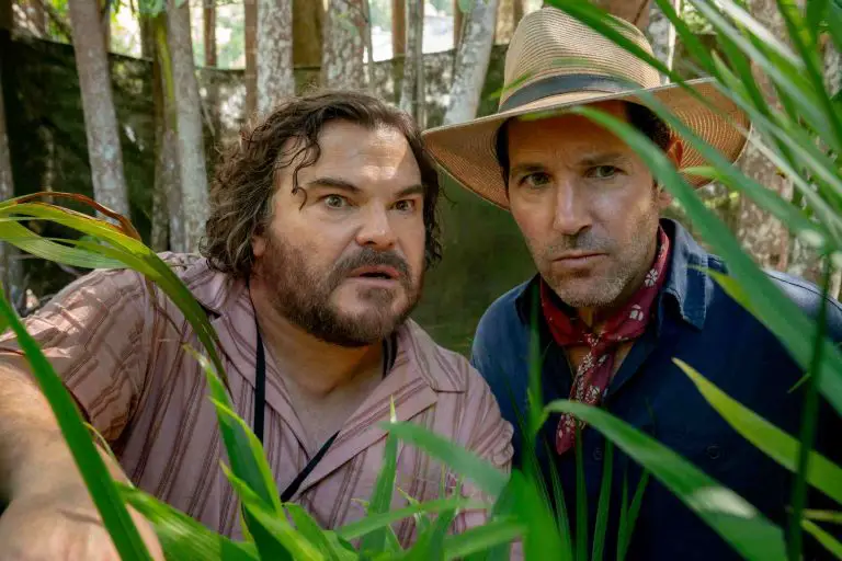 Doug (Jack Black) and Griff (Paul Rudd) in Columbia Pictures' ANACONDA.
