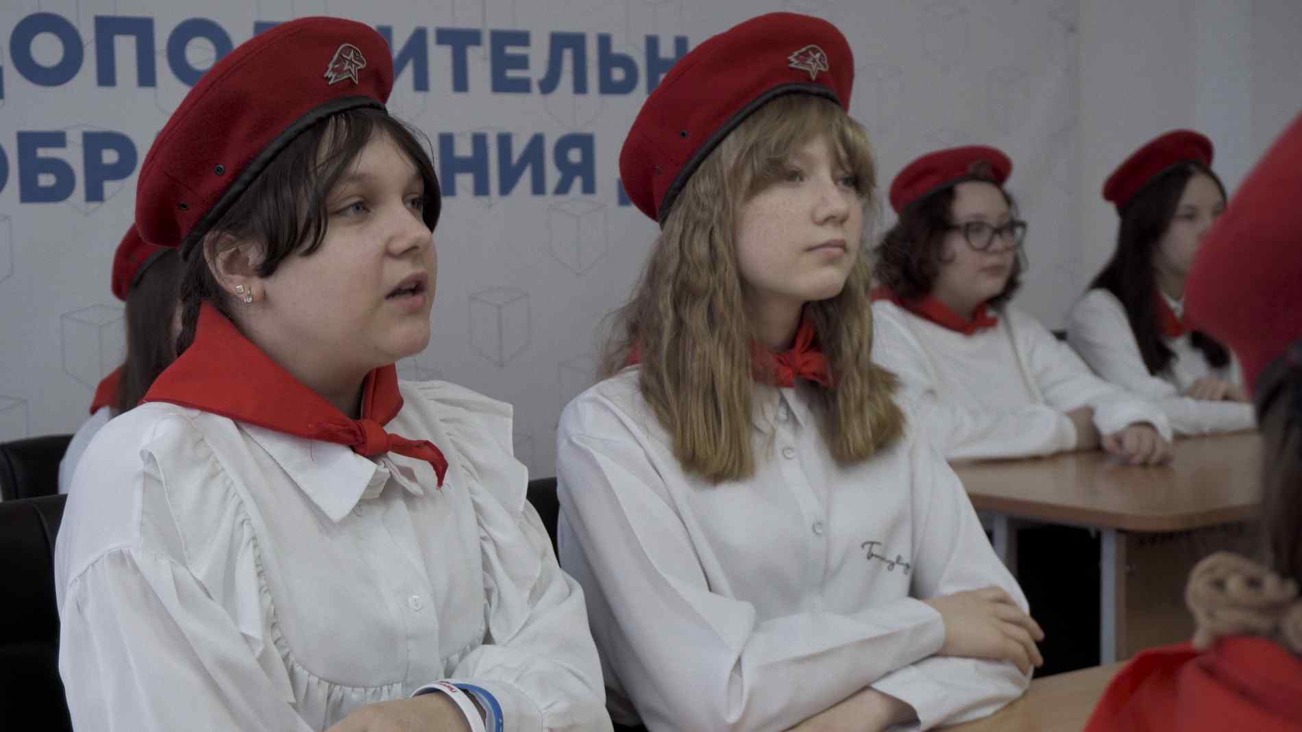 Mr. Nobody Against Putin (2025) StudentsIn ClassIn Uniforms - credit. Pavel Talankin